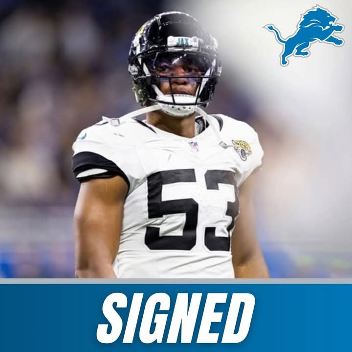 DONE DEAL: The Lions are signing LB Anthony Pittman from the Jaguars’ practice squad to their 53-man roster. See more