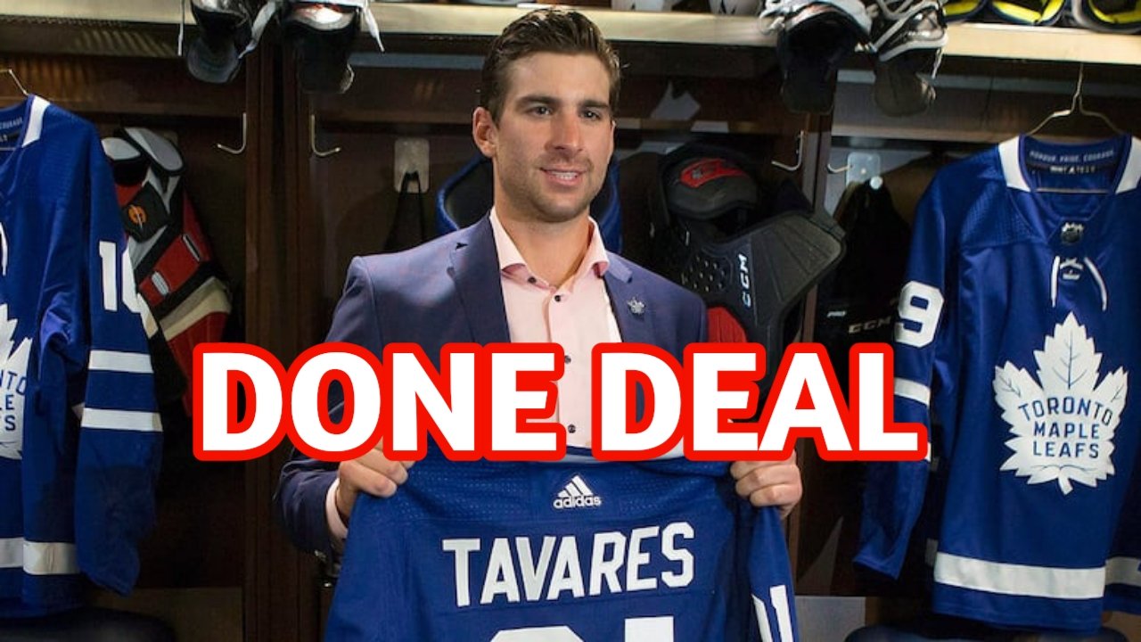 DONE DEAL: Maple Leaf’s Tavares signed a massive seven-year $77 million deal … see more 