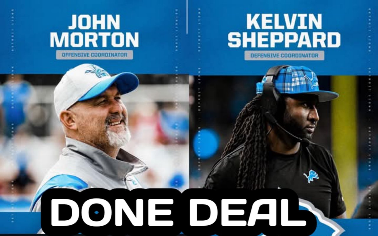 Done deal: back to back  Detroit Lions make official their new coordinator hires: John Morton and Kelvin Sheppard all good to go 