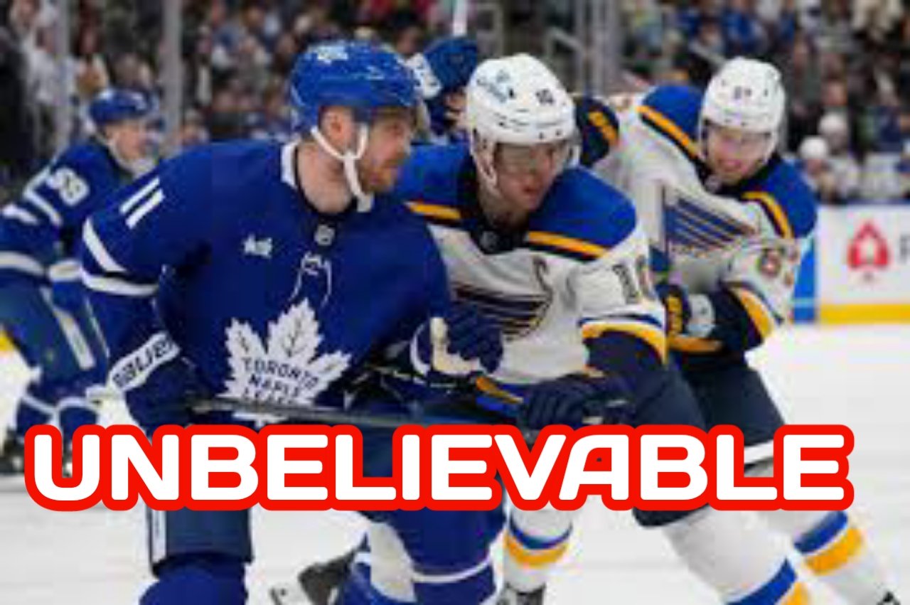 BREAKING: Big Problem Maple Leafs’ have Assets  Blues’ to … see more