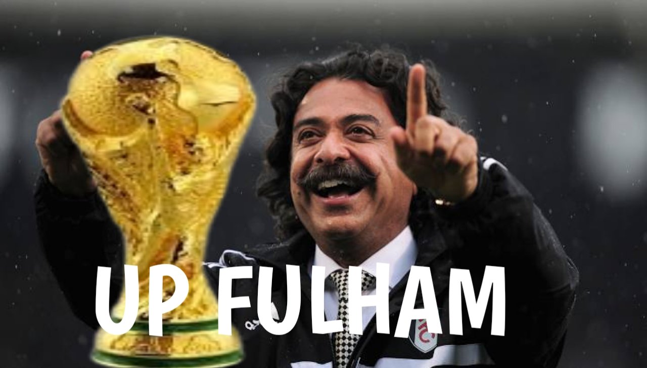 Good news: Fulham have qualified for the next  world cup see more in the later…