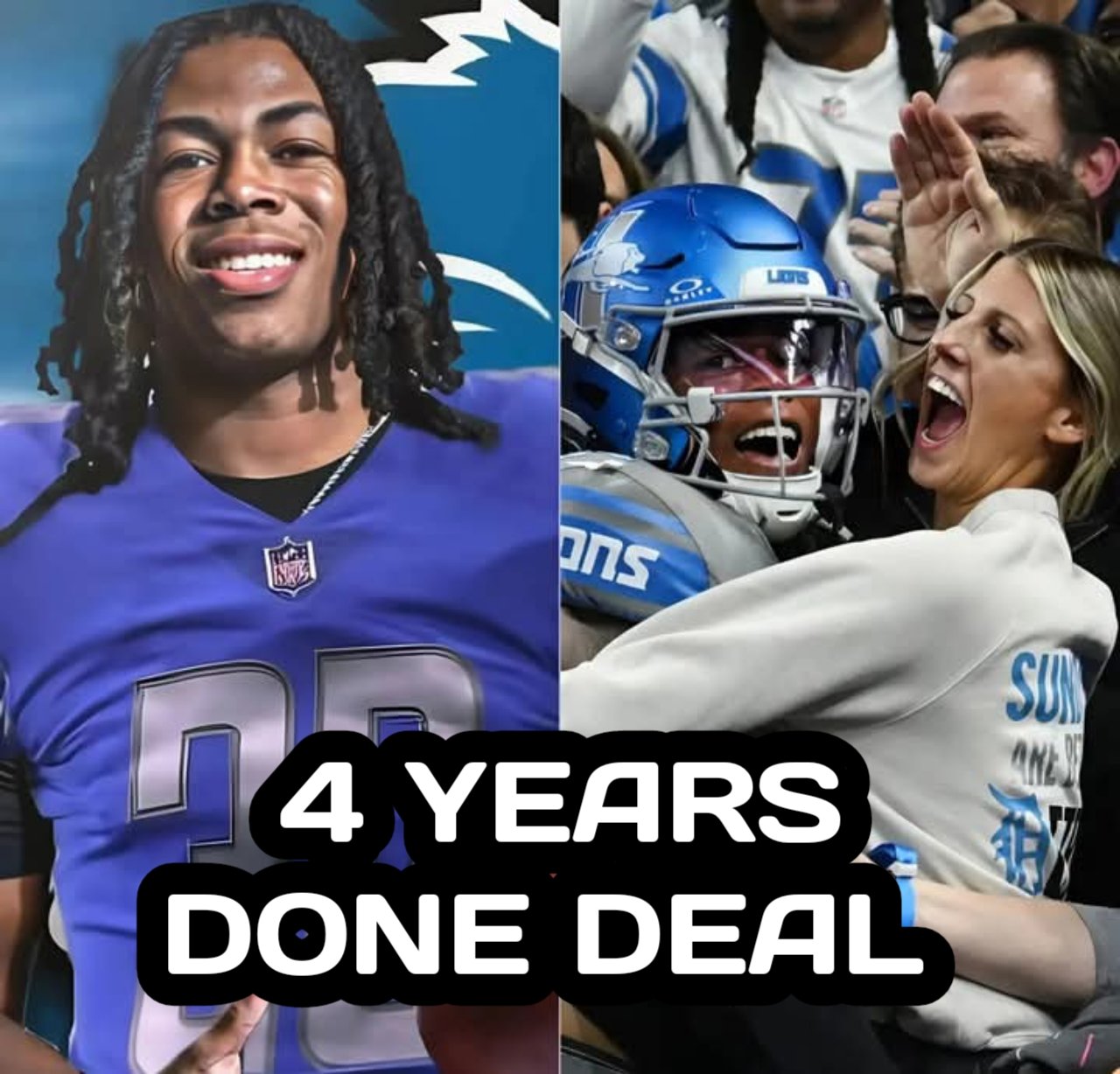 done deal: Lions star Jahmyr Gibbs re-signs 4 years Contract, urges fans to support his journey in Detroit and he said the God is back 🔙…